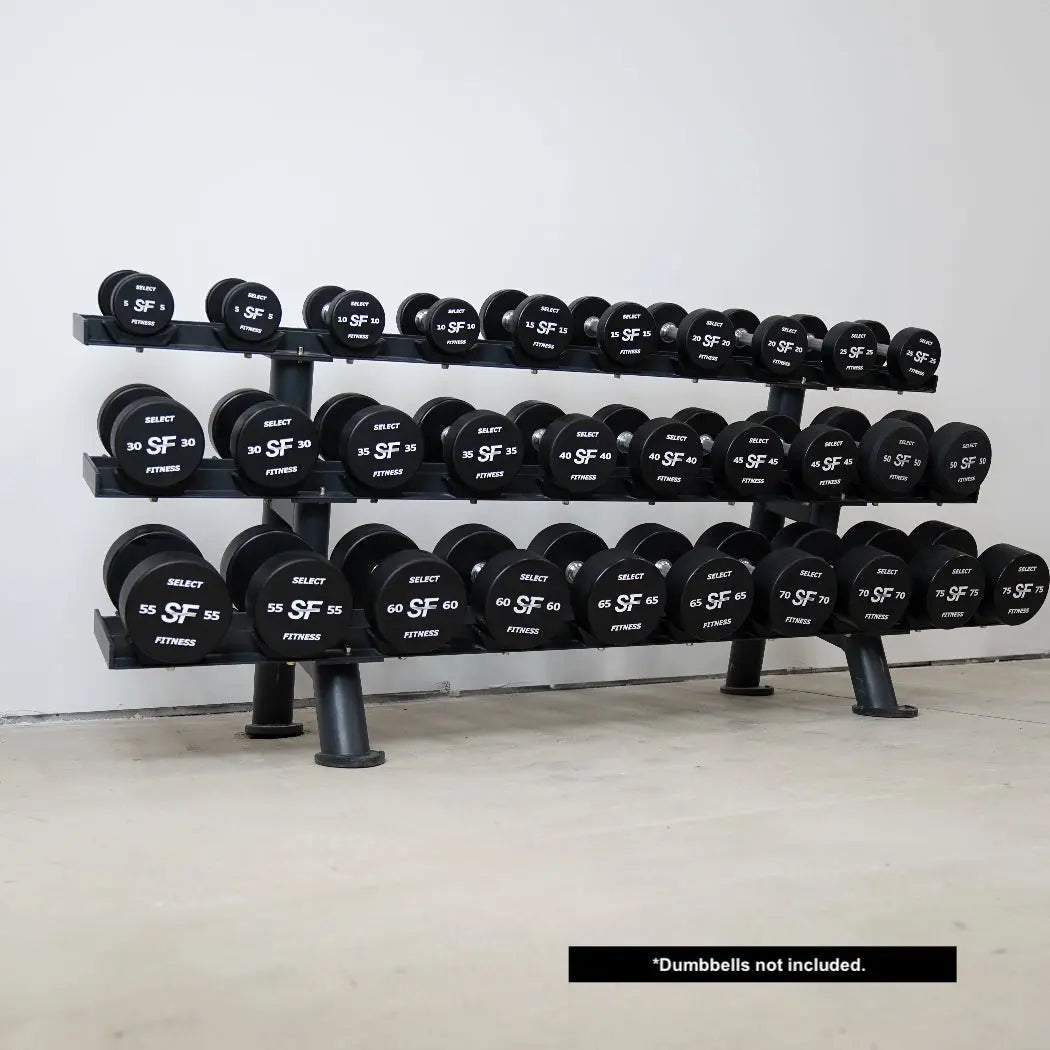 Select Fitness Elite Dumbbell Rack w/Saddles Commercial Select Fitness