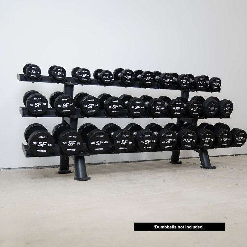 Select Fitness Elite Dumbbell Rack w/Saddles Commercial Select Fitness