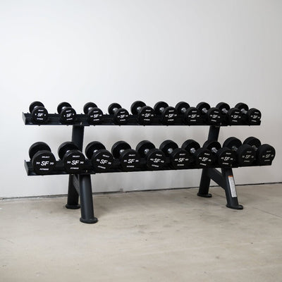 Select Fitness Elite Dumbbell Rack w/Saddles Commercial Select Fitness