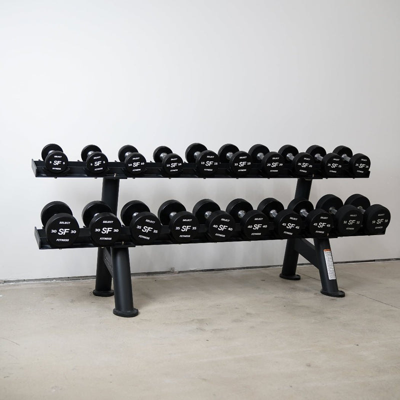 Select Fitness Elite Dumbbell Rack w/Saddles Commercial Select Fitness