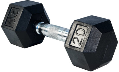 Select Fitness Premium Rubber Hex Dumbbells Weights Select Fitness 20 lbs