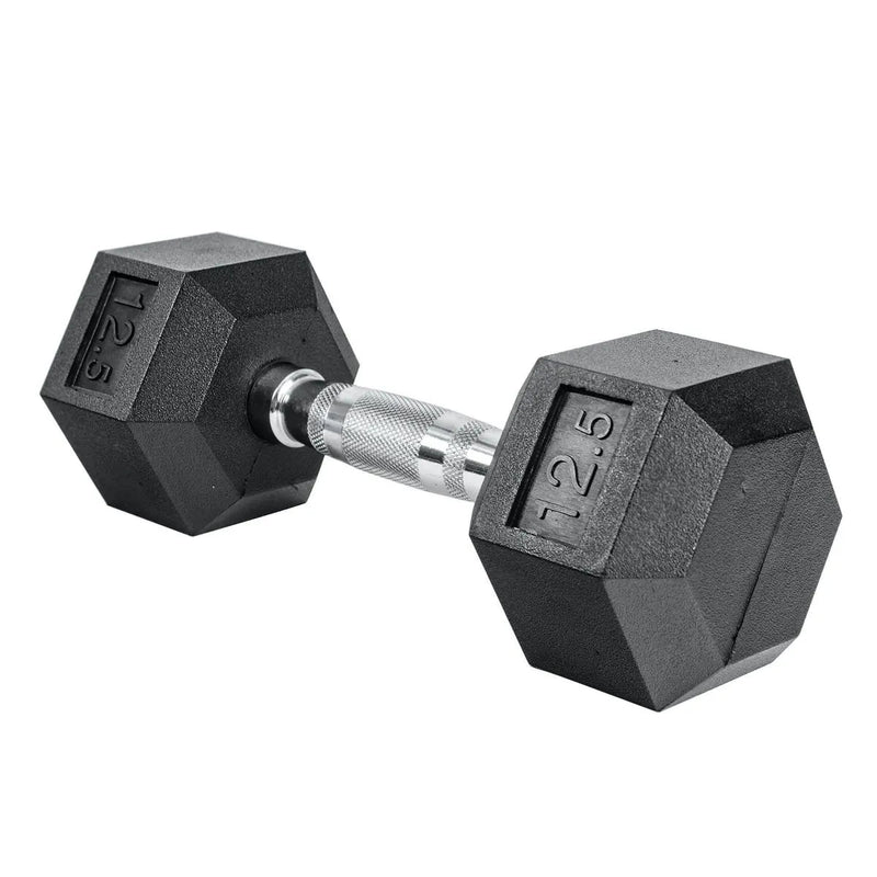 Select Fitness Premium Rubber Hex Dumbbells Weights Select Fitness 12.5 lbs
