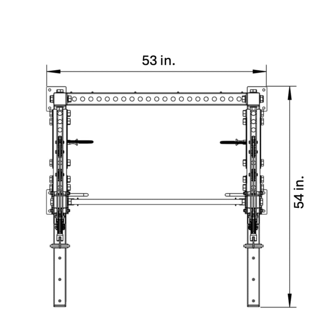 Select Fitness SF-3 Functional Half Rack Strength Select Fitness
