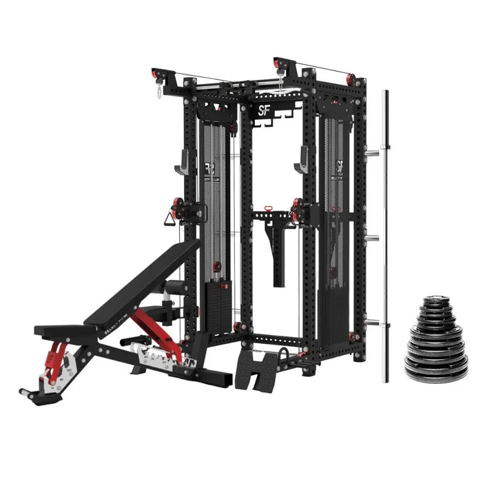 Select Fitness X-Factor Bundle Strength Select Fitness X-Factor + 300lb Plate Set + Barbell + SF FIB-5 Adjustable Bench