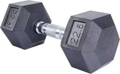 Select Fitness Premium Rubber Hex Dumbbells