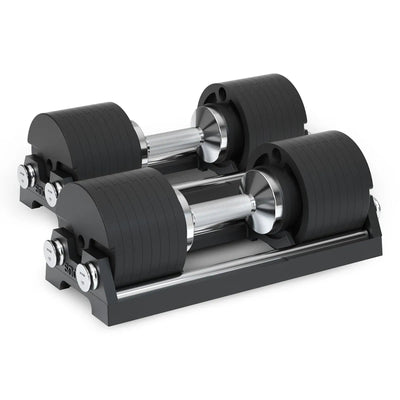 Snode Drop-proof Cast Iron Adjustable Dumbbells 80 lbs And 8 Magnet Weight Plates Bundle Weights Snode Sport
