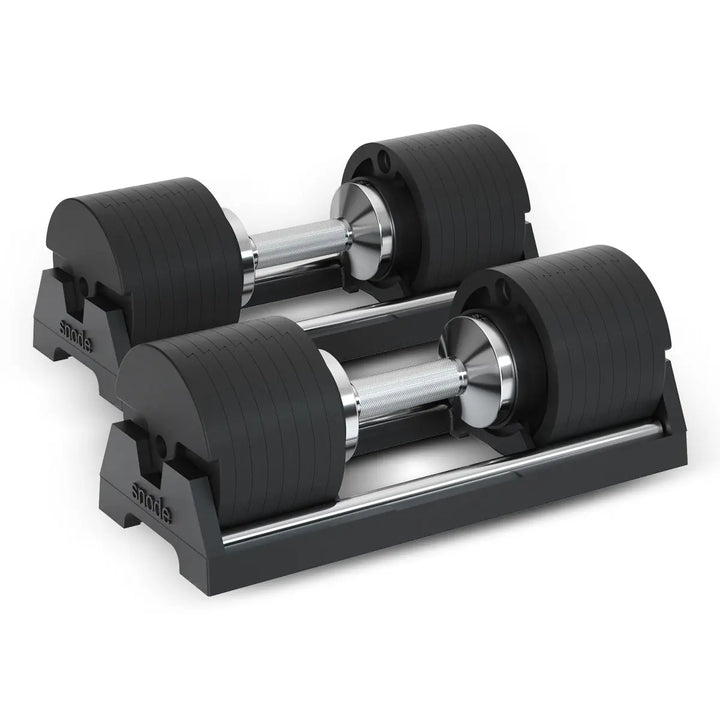 Snode Drop-proof Cast Iron Adjustable Dumbbells 80 lbs And 8 Magnet Weight Plates Bundle Weights Snode Sport