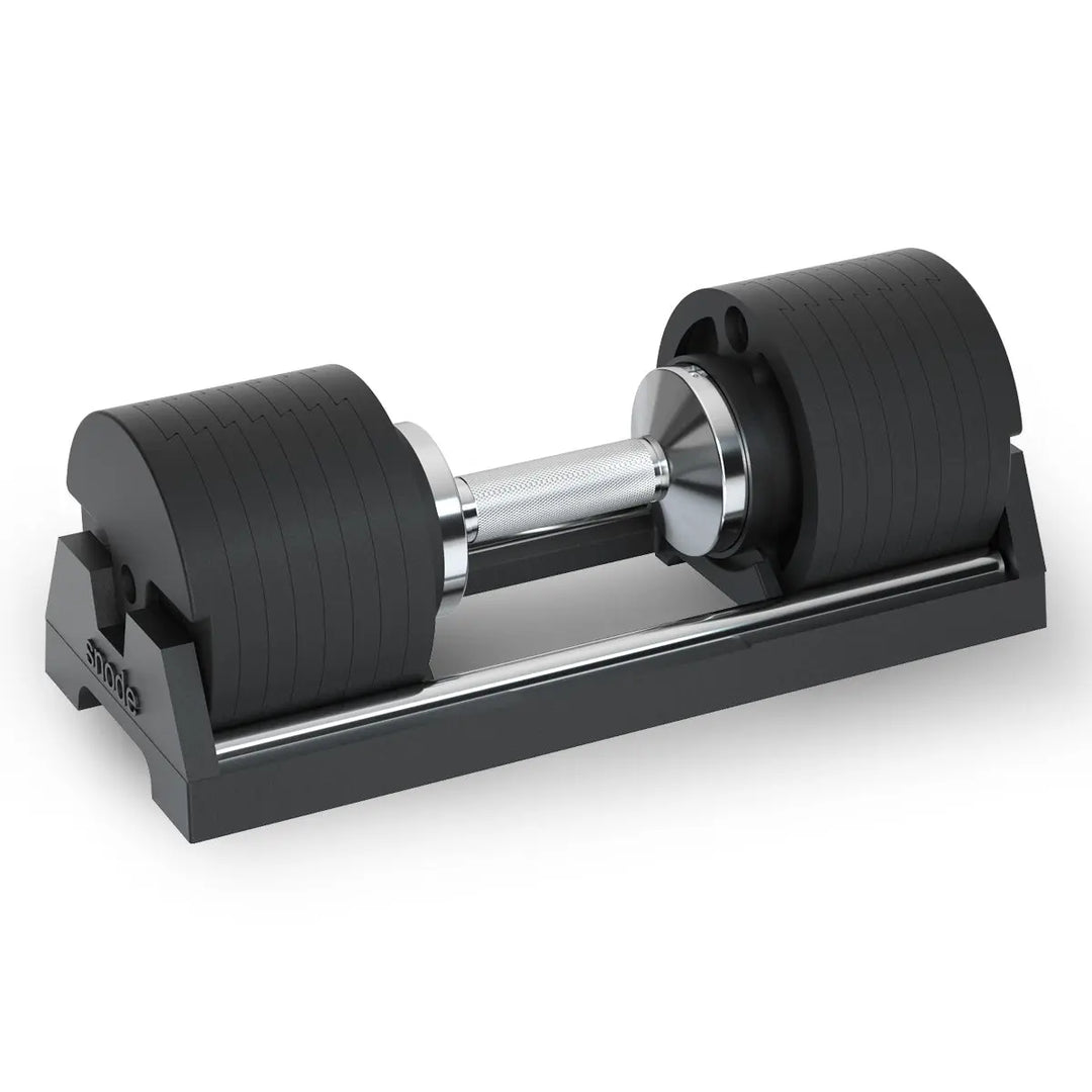 Snode Drop-proof Cast Iron Adjustable Dumbbells 80 lbs and Stand Bundle Weights Snode Sport