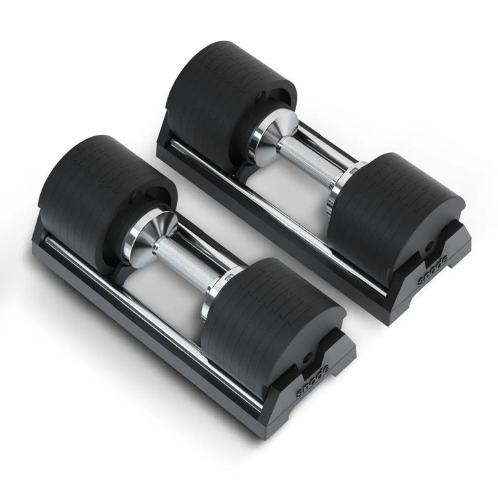 Snode Drop-proof Cast Iron Adjustable Dumbbells 80 lbs and Stand Bundle Weights Snode Sport