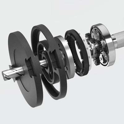 Snode Ultimate Strength Training Bundle : Adjustable Dumbbells (80 lbs)/Magnetic plates/Rack Weights Snode Sport