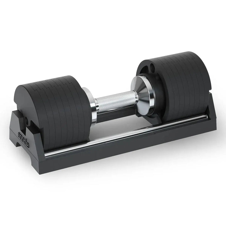 Snode Ultimate Strength Training Bundle : Adjustable Dumbbells (80 lbs)/Magnetic plates/Rack Weights Snode Sport