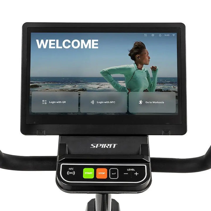 Spirit CR1000ENT Recumbent Bike Commercial Spirit Fitness
