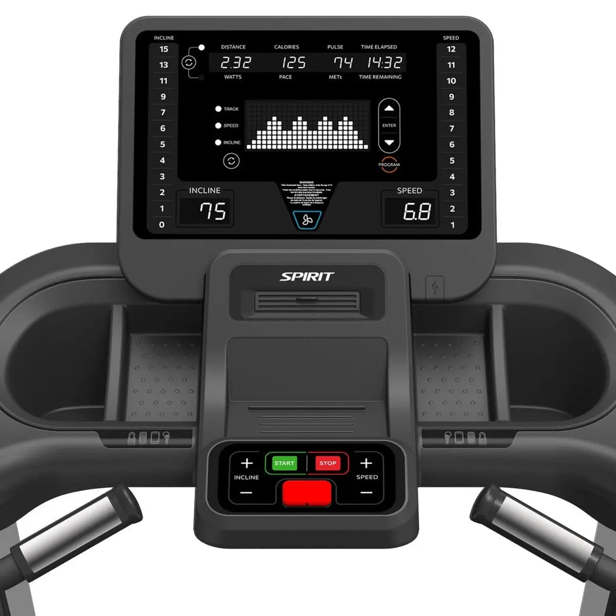 Spirit Fitness CT850 Light Commercial Treadmill Commercial Spirit Fitness