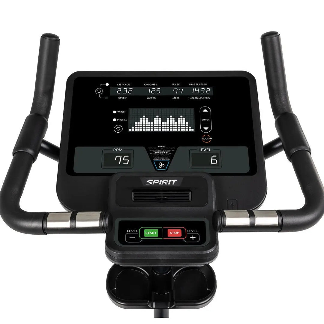 Spirit Fitness CU800 Light Commercial Upright Bike Commercial Spirit Fitness