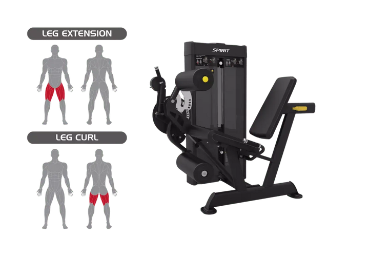 Spirit Leg Extension &amp; Leg Curl Commercial Spirit Fitness
