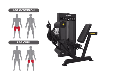Spirit Leg Extension & Leg Curl Commercial Spirit Fitness