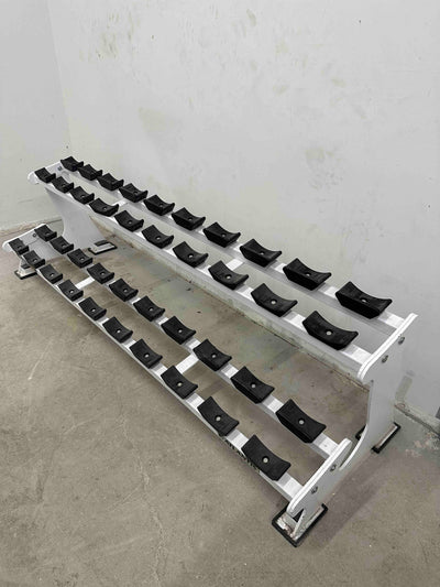 Used Atlantis 2-Tier Dumbbell Rack Storage Gym Concepts   