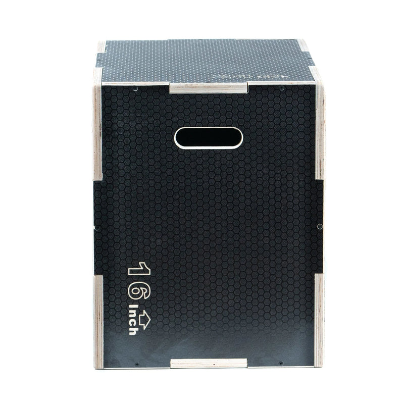 FitWay 3 in 1 Non-Slip Wood Plyo Box 16 x 20 x 24 Inch Strength & Conditioning FitWay Fitness