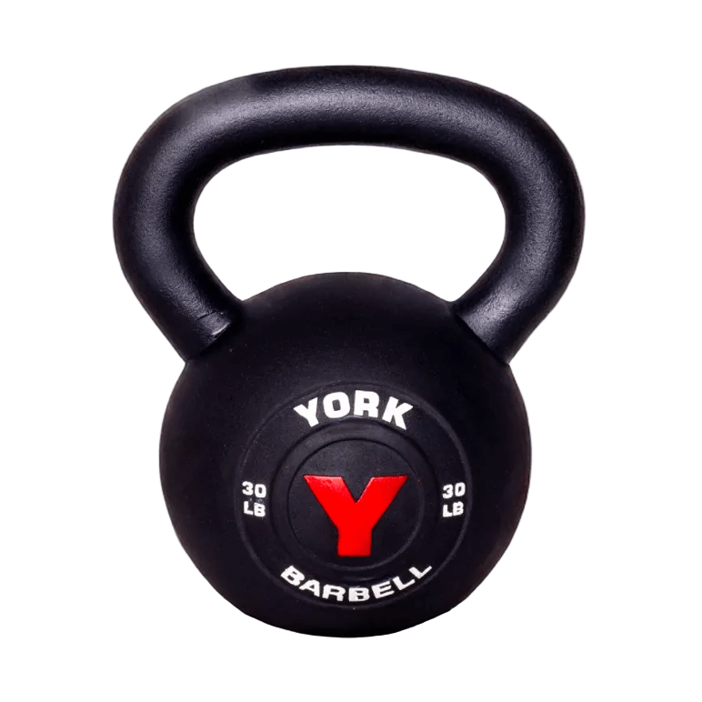 York Barbell Rubber Coated Cast Iron Kettlebells Weights York Barbell