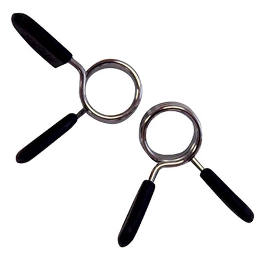 Spring Collars - Standard Size - 1" (Pair) Strength & Conditioning York Barbell   