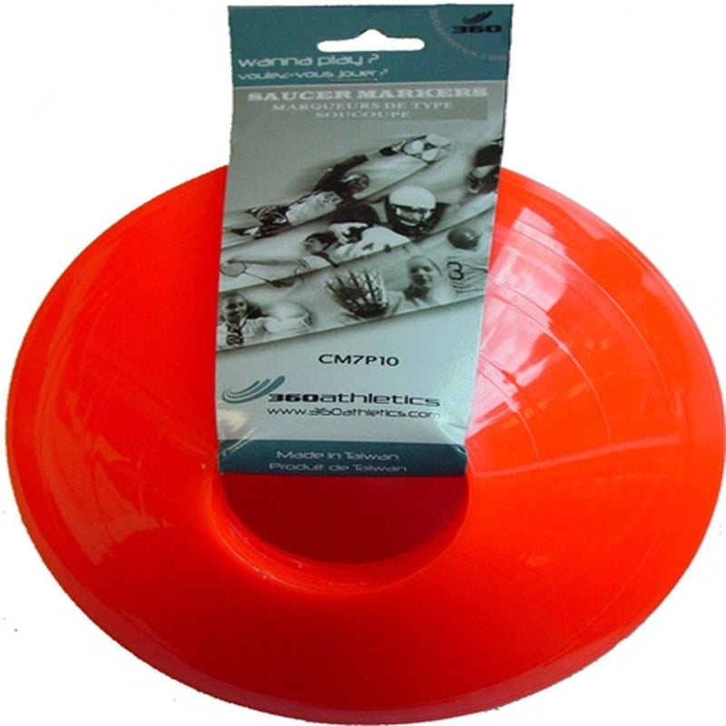 360 Athletics 7" Saucer Cones | Pack of 10 Fitness Accessories 360 Athletics