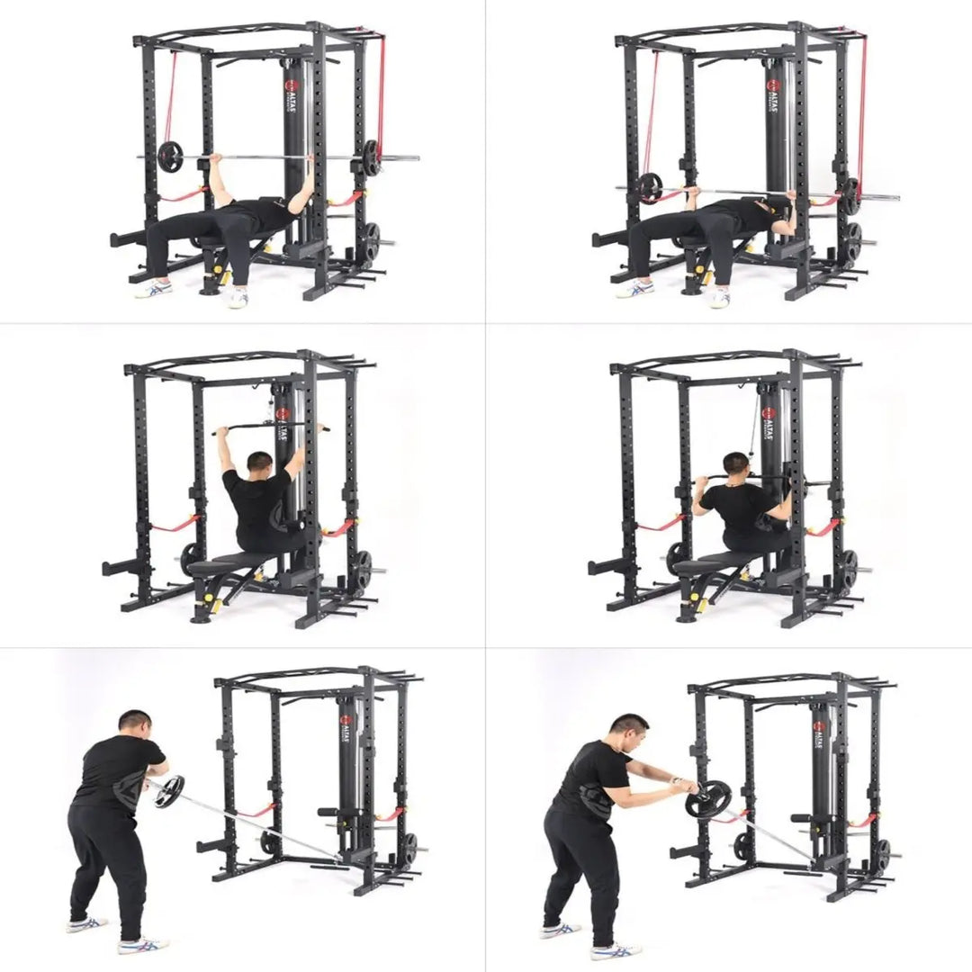 Altas Stength AL-3028 Light Commercial Squat Rack Strength Altas Strength