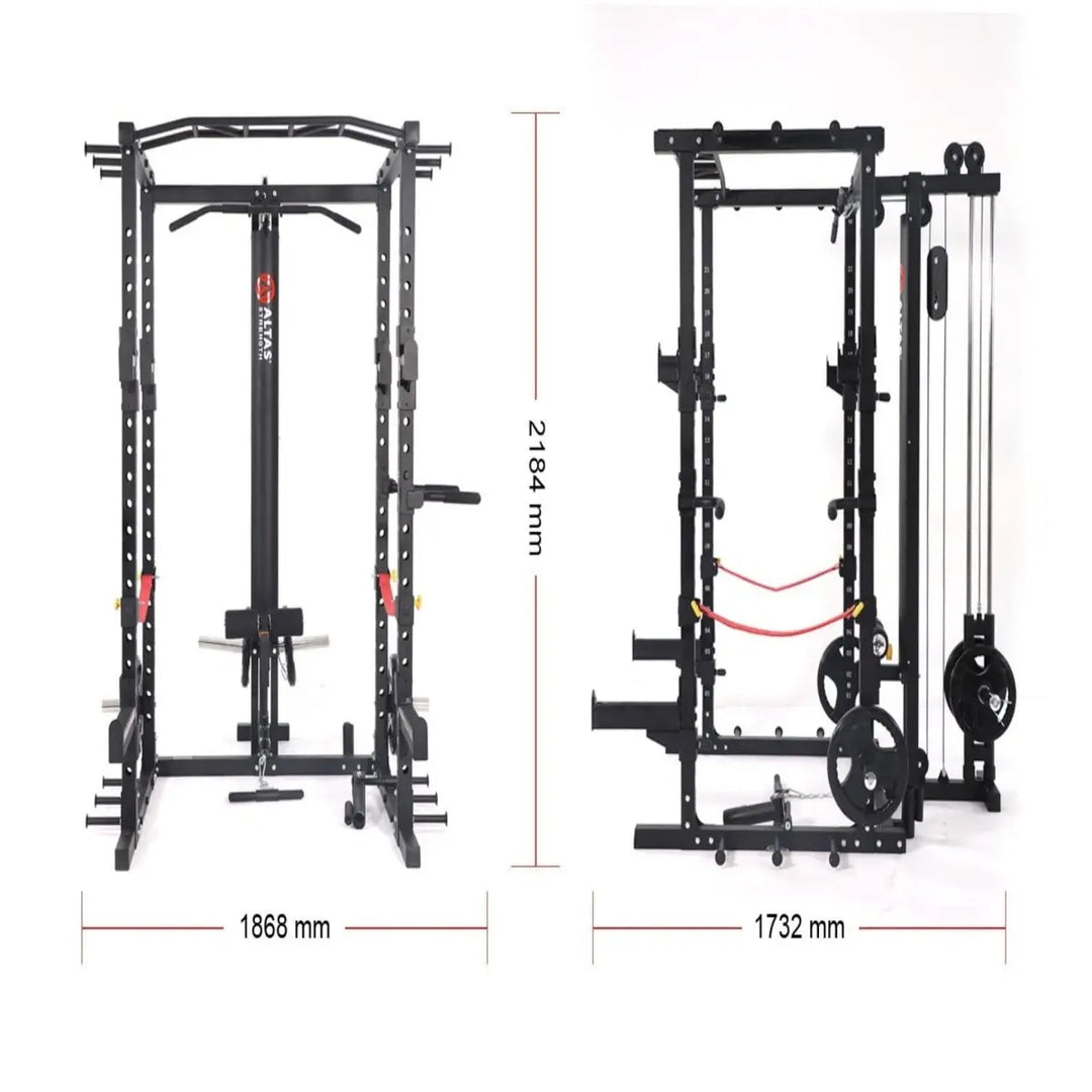 Altas Stength AL-3028 Light Commercial Squat Rack Strength Altas Strength