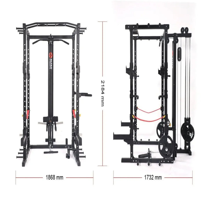 Altas Stength AL-3028 Light Commercial Squat Rack Strength Altas Strength