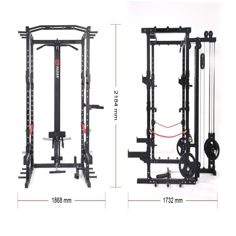 Altas Stength AL-3028 Light Commercial Squat Rack Strength Altas Strength