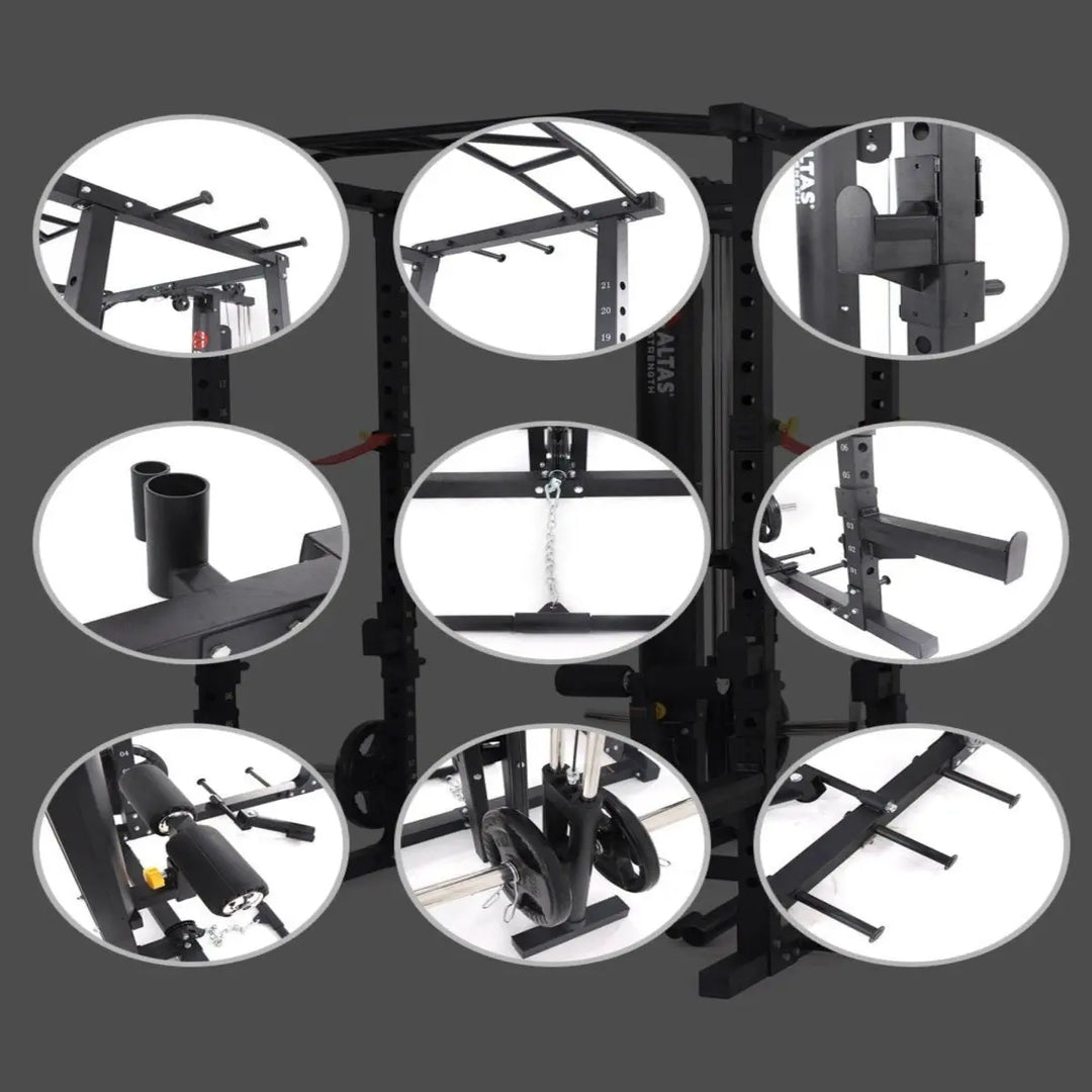 Altas Stength AL-3028 Light Commercial Squat Rack Strength Altas Strength