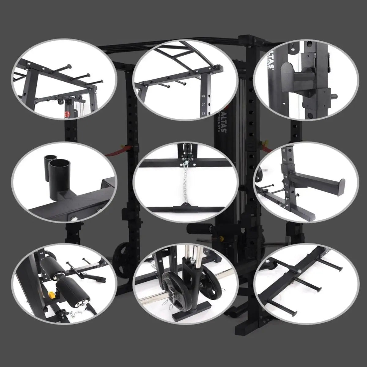 Altas Stength AL-3028 Light Commercial Squat Rack Strength Altas Strength