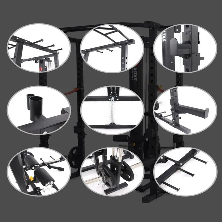 Altas Stength AL-3028 Light Commercial Squat Rack Strength Altas Strength