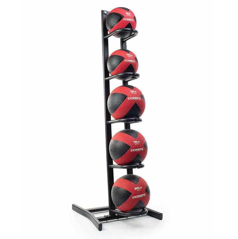 CoreFX Medicine 5-Ball Set w/Rack Fitness Accessories CoreFX   