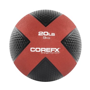 CoreFx Rubber Medicine Ball Fitness Accessories CoreFX 20 lb  