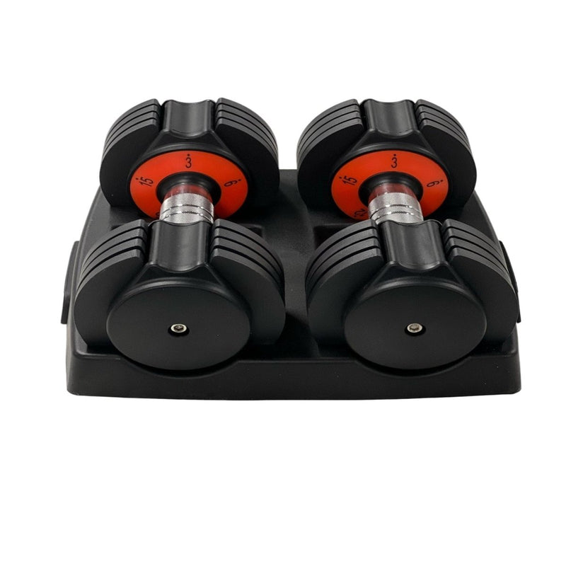 Gym Concepts 15lb Adjustable Dumbbell (Pair) Weights Gym Concepts