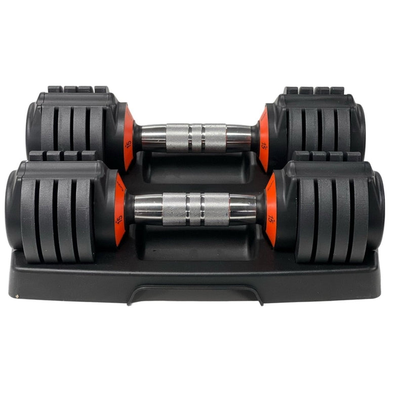 Gym Concepts 15lb Adjustable Dumbbell (Pair) Weights Gym Concepts