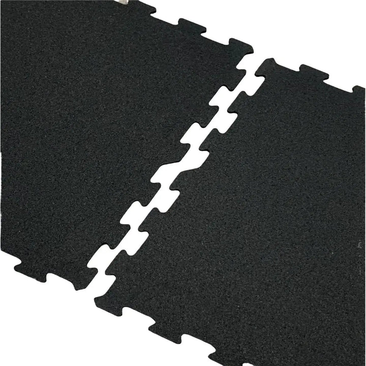 Interlocking Rubber Tile - 23" x 23" - 6mm | GymGrounds Flooring GymGrounds
