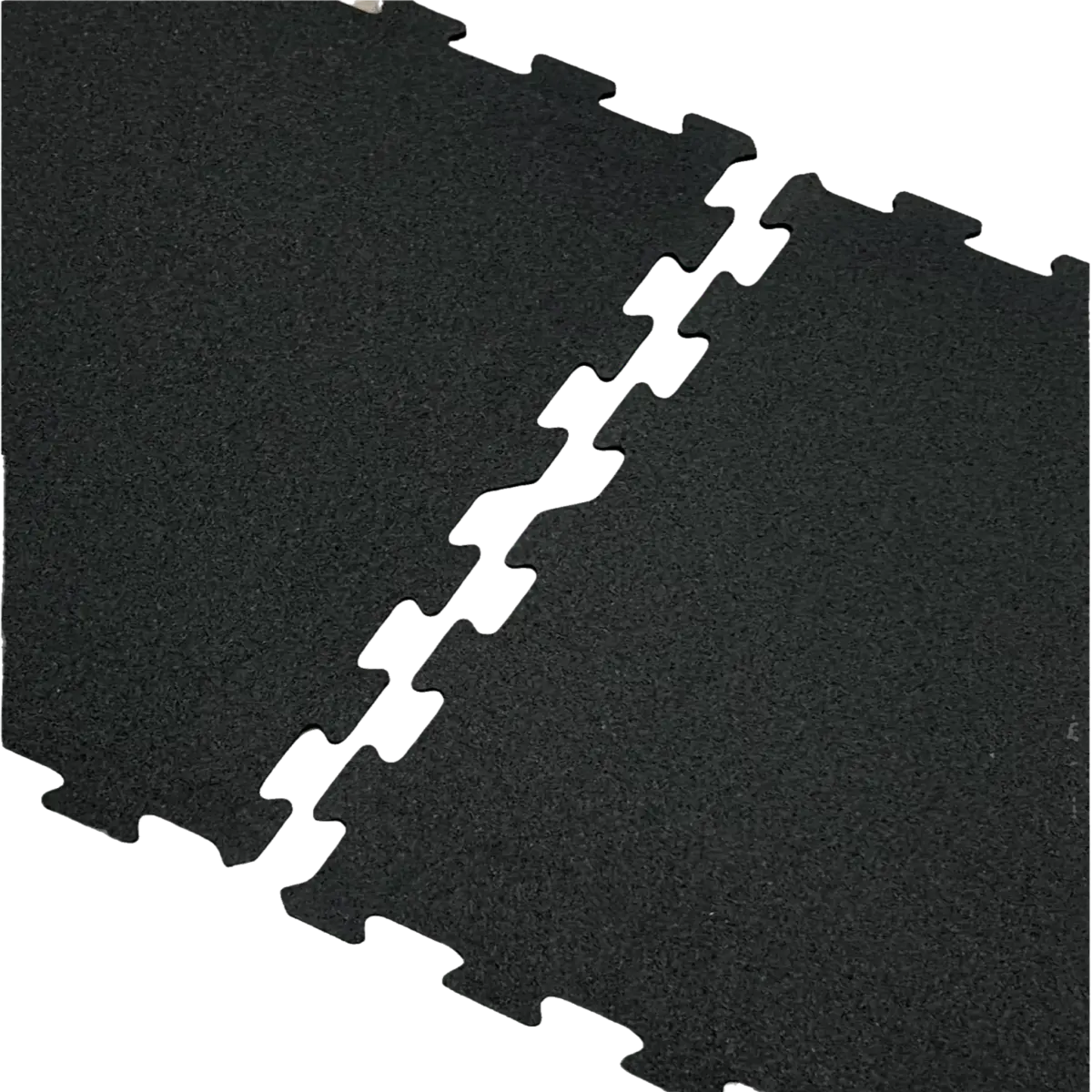 Interlocking Rubber Tile - 23" x 23" - 8mm | GymGrounds Flooring GymGrounds