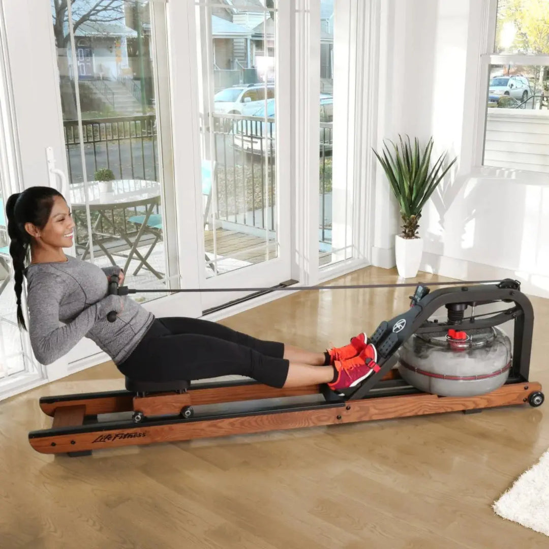 Life Fitness HX Home Water Rower Rowing Machine Cardio Life Fitness