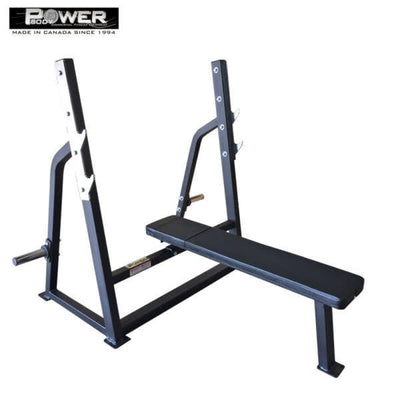 Power Body #1002 Olympic Bench Press (Plate Holders) Commercial Power Body   
