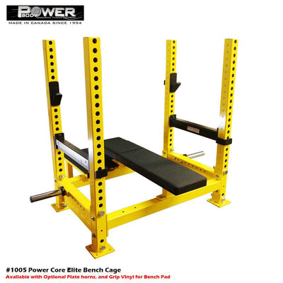 Power Body PB 1005 Power Core Elite Bench Press Cage - Made in Canada Commercial Power Body   