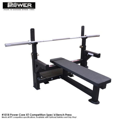 Power Body #1018 Competition Bench Press w/safety Commercial Power Body   