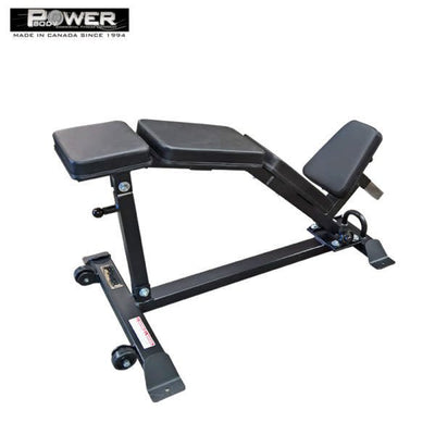 Power Body #1072 Multi Incline Adjustable Bench Commercial Power Body   
