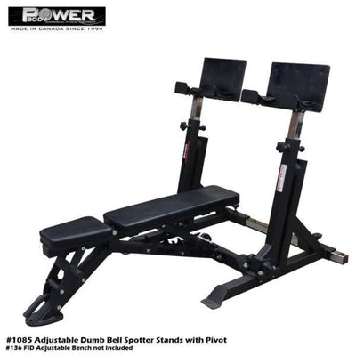 Power Body #1085 Dumbbell Press Rack (No Bench) Commercial Power Body   