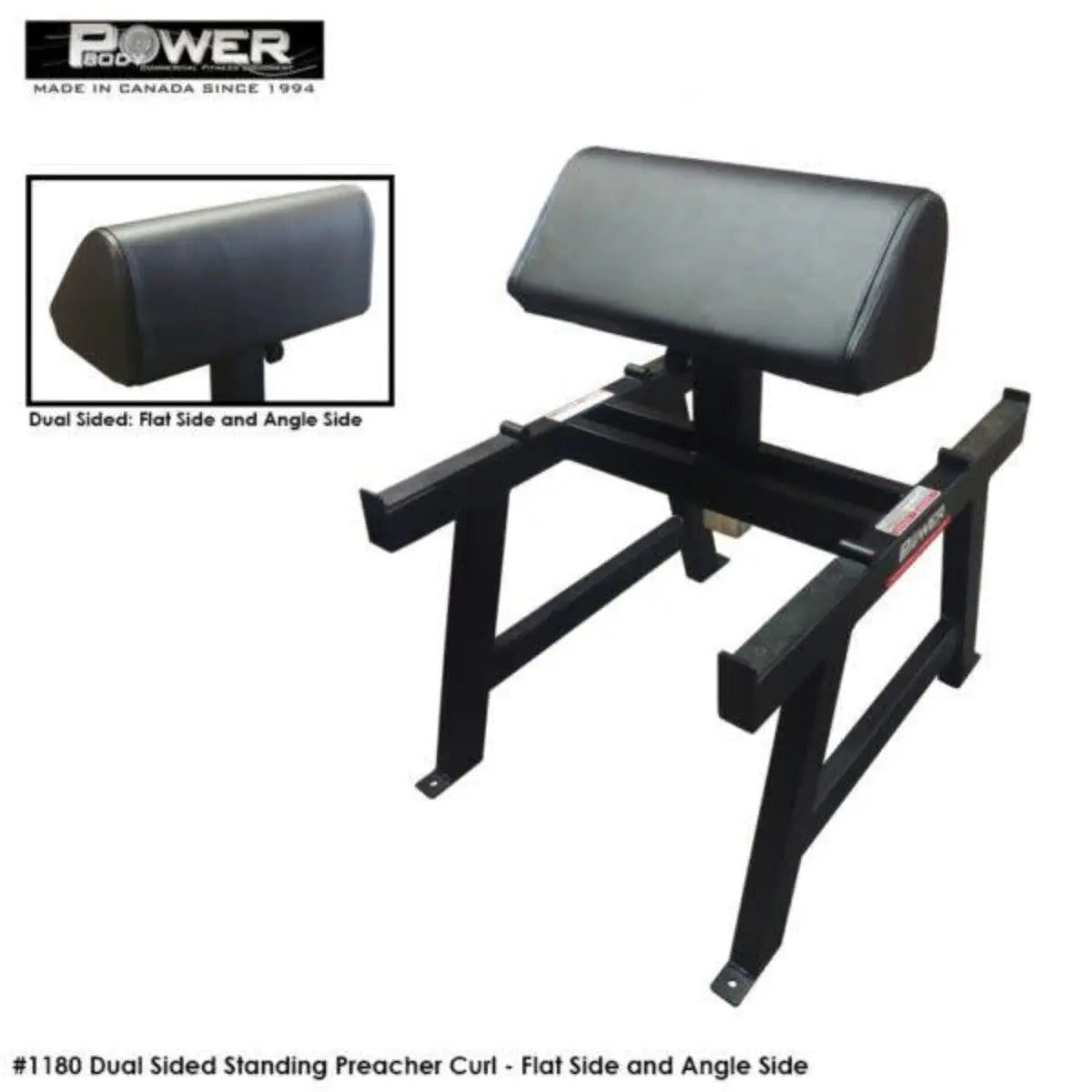 Power Body #1180 Standing Preacher Curl Commercial Power Body