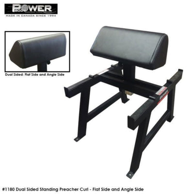 Power Body #1180 Standing Preacher Curl Commercial Power Body