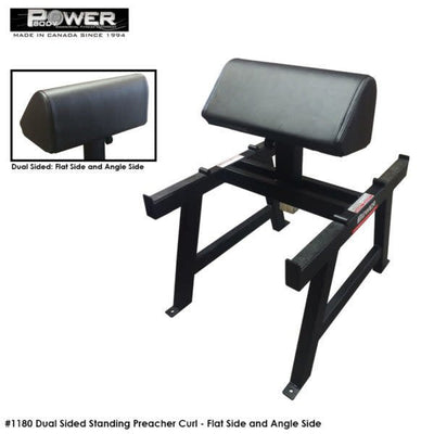 Power Body #1180 Standng Preacher Curl Commercial Power Body   
