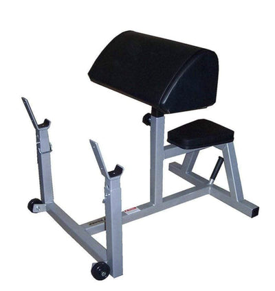 Power Body #1182H Seated Preacher Curl Bench w/Dual Sided Padding Commercial Power Body   