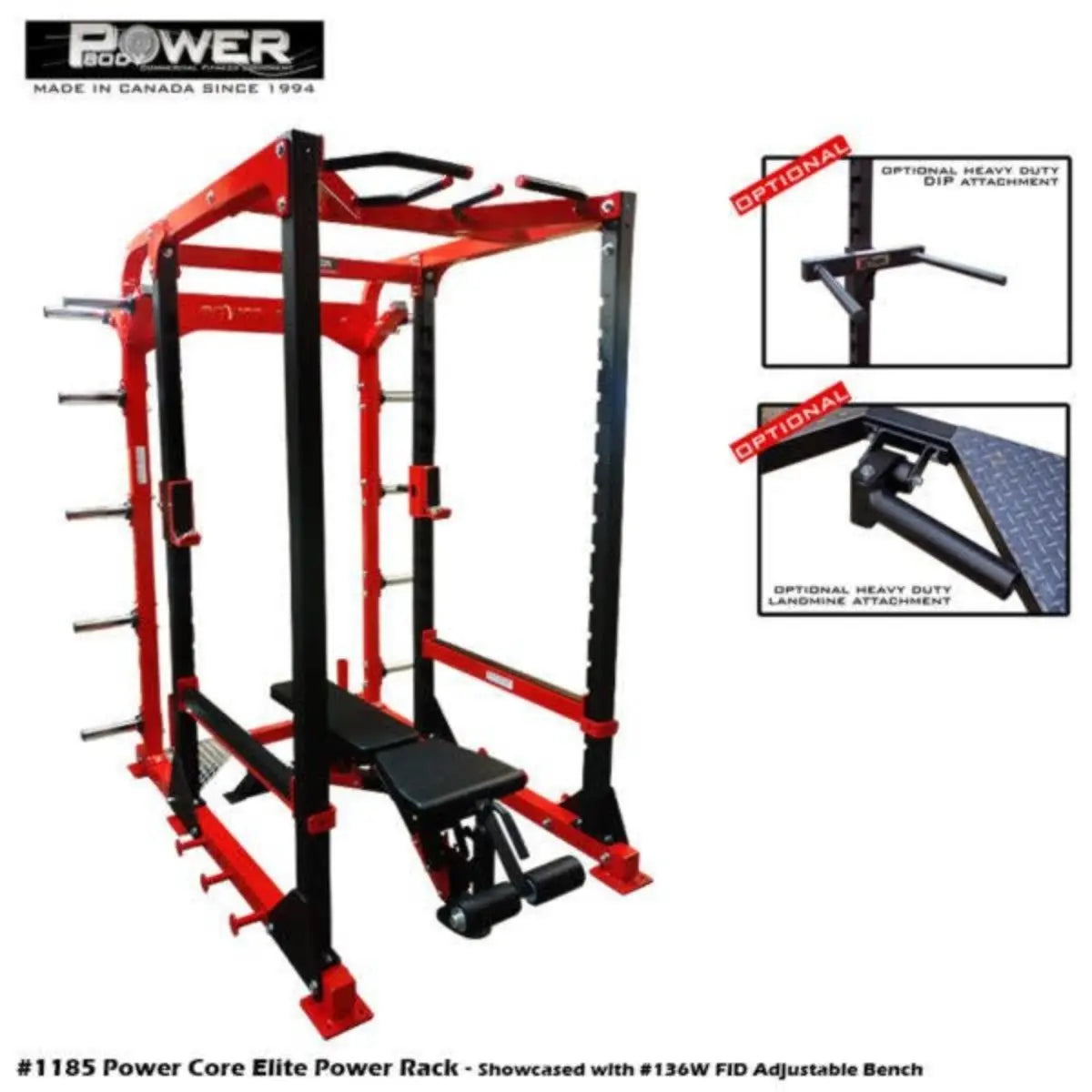 Power Core Elite Full Power Rack by Power Body – Gym Concepts