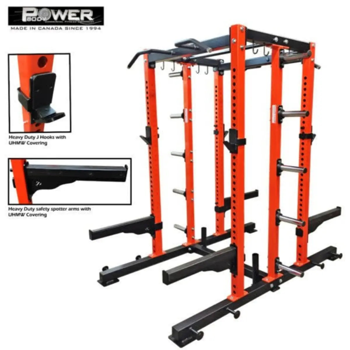 Power Body #1186B Dual Half Rack Commercial Power Body